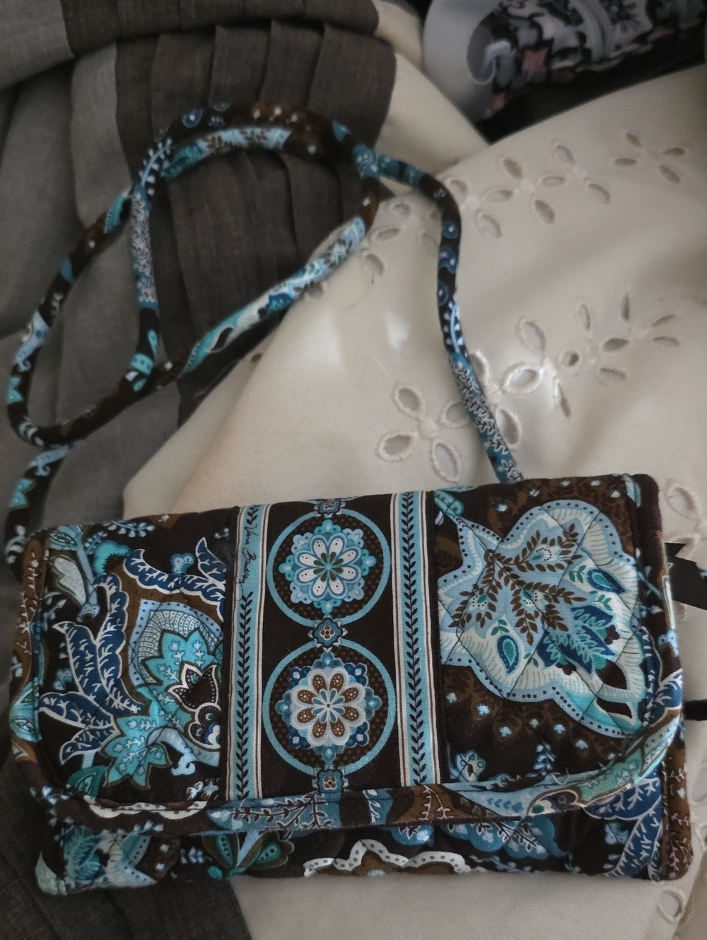 Vera Bradley Quilted Floral Crossbody Bag